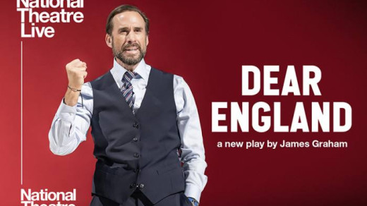 NT Live: Dear England - Opening Night with Complimentary Drink! Image